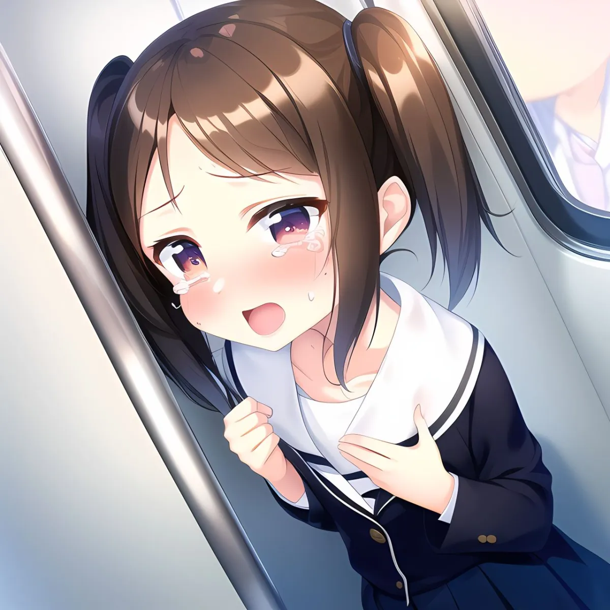 今朝の通学電車