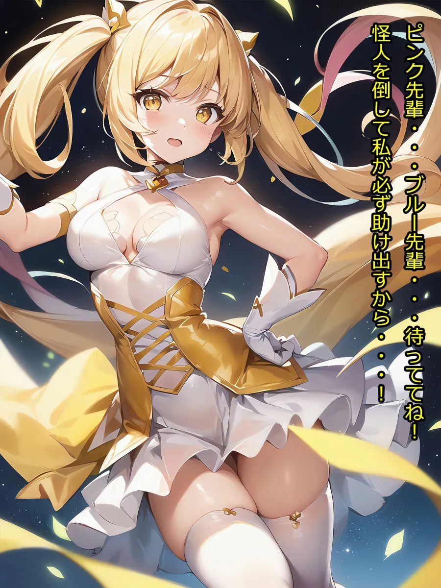 【イエロー編】禁断の悪堕ち変身ヒロイン（AIArt）