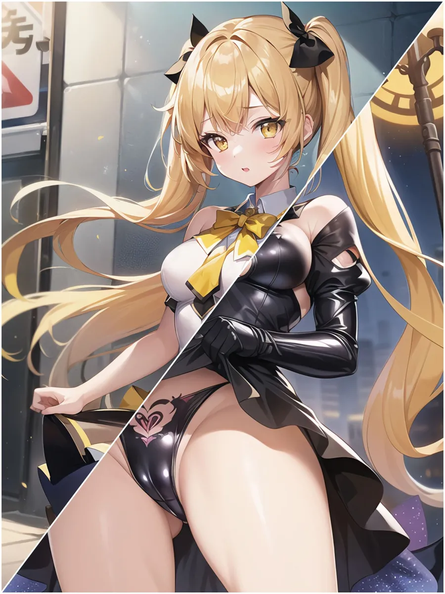 【イエロー編】禁断の悪堕ち変身ヒロイン（AIArt）