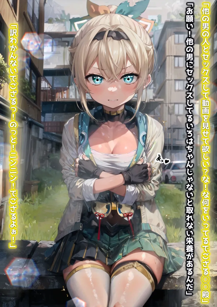 ほろえっちらいぶ 寝取らせ趣味の彼氏くんを交尾動画で負け犬射精させるでござる