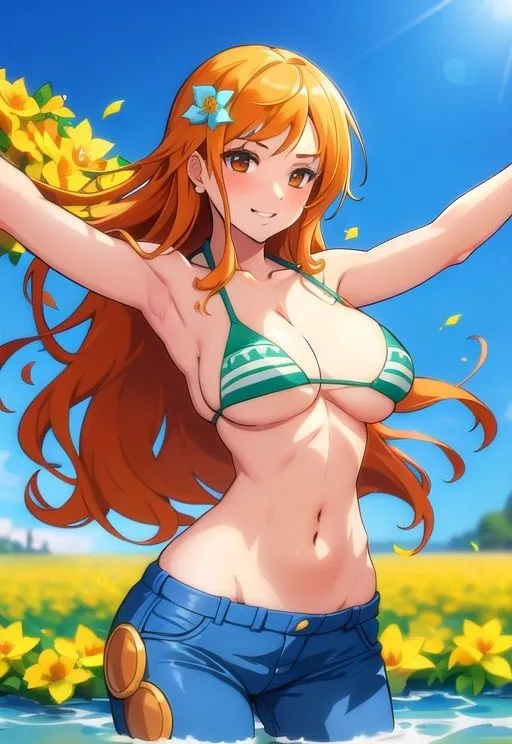 海賊ナミが捕まってあんな事、こんな事されちゃいました