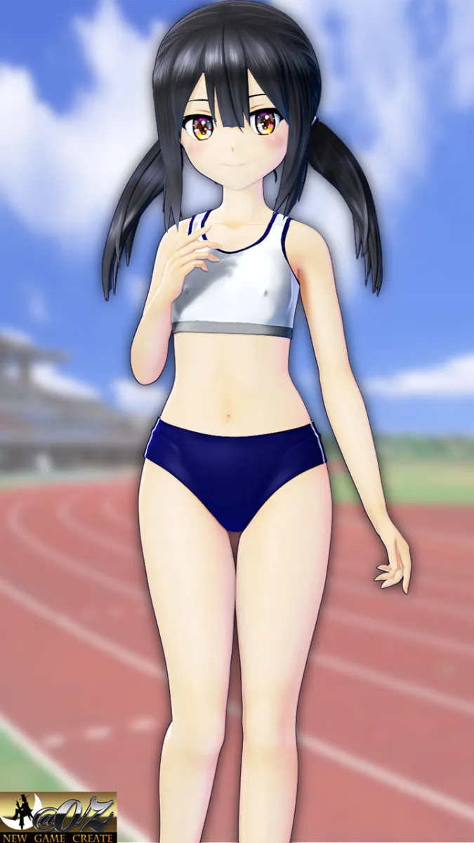 陸上競技会で見かけた 萌えロリブルマ美少女 俺の妄想爆発…