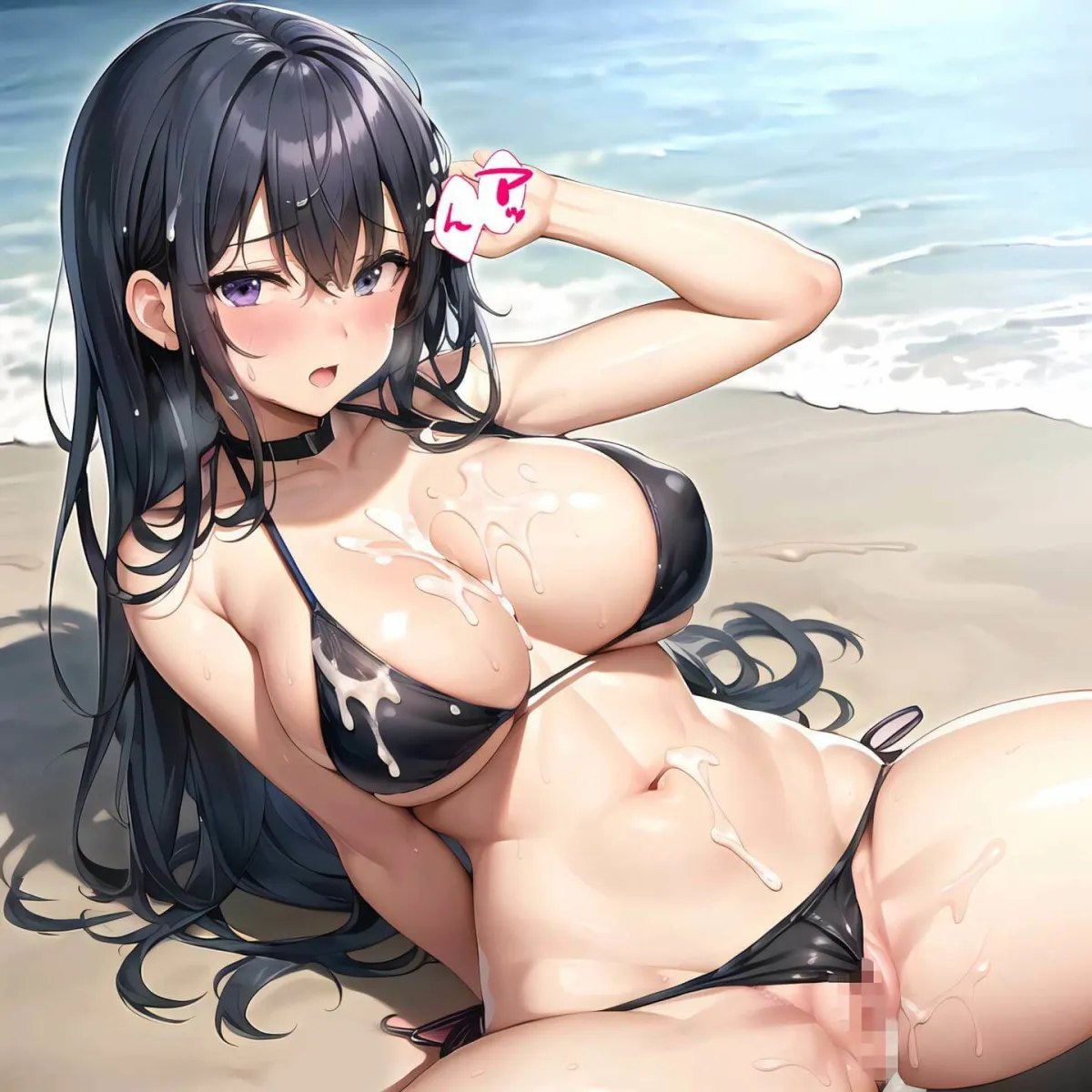 ビッチになっちゃう秘密の浜辺〜女子校生たちに中出し放題〜【豪華328枚収録】