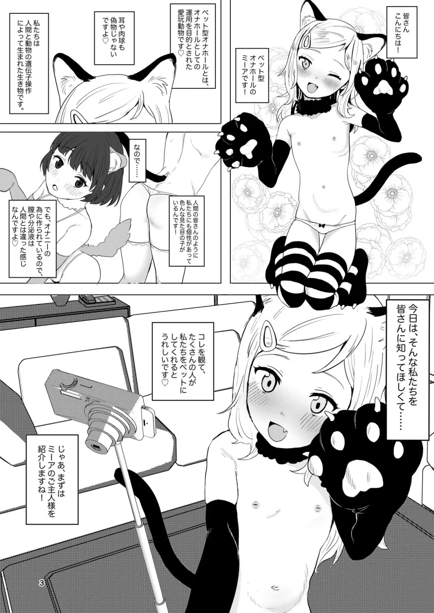 オナホとして少女が飼えるたのしい世界