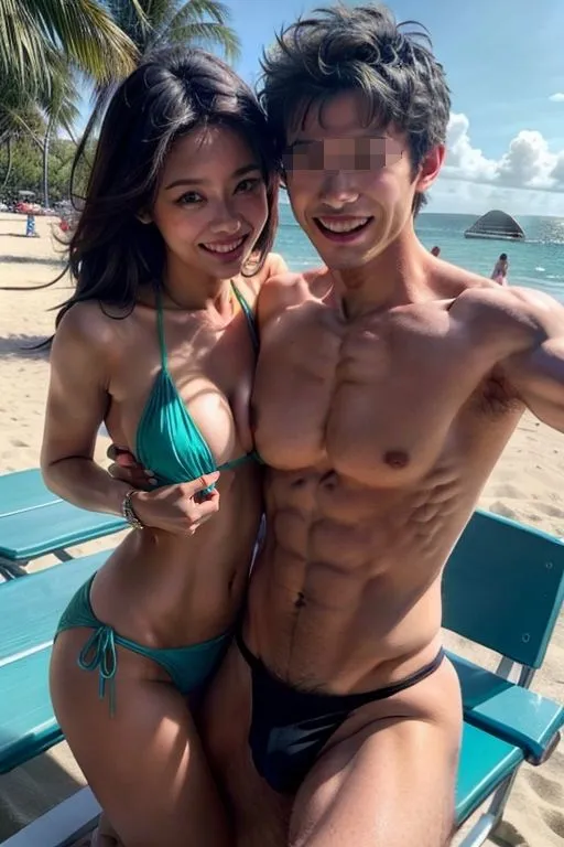 人妻NTR海水浴場