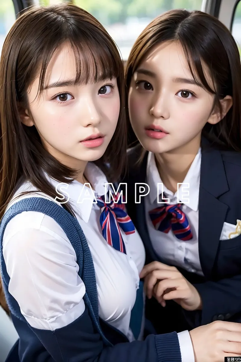 えちえちJK ハーレム電車 - 可愛すぎる女子校生たちが誘惑してくる！！ - 誘惑少女 -