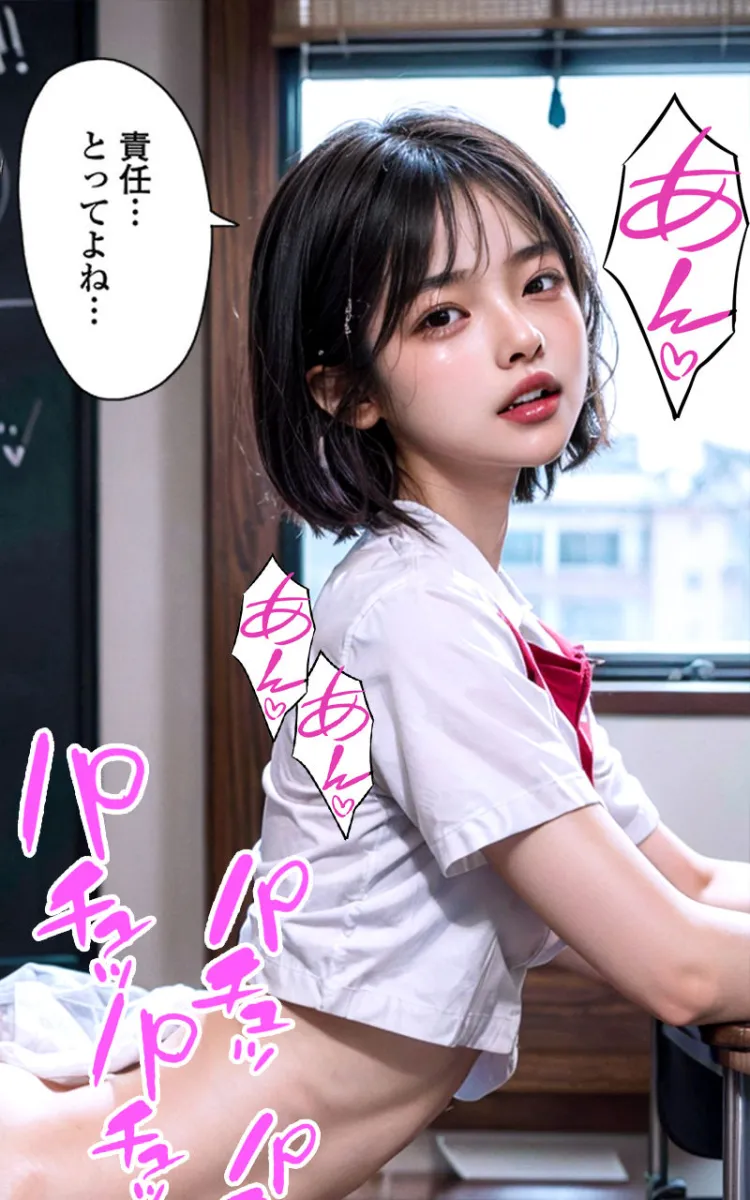 【魅惑のセリフ付き】制服女子ガチイキH