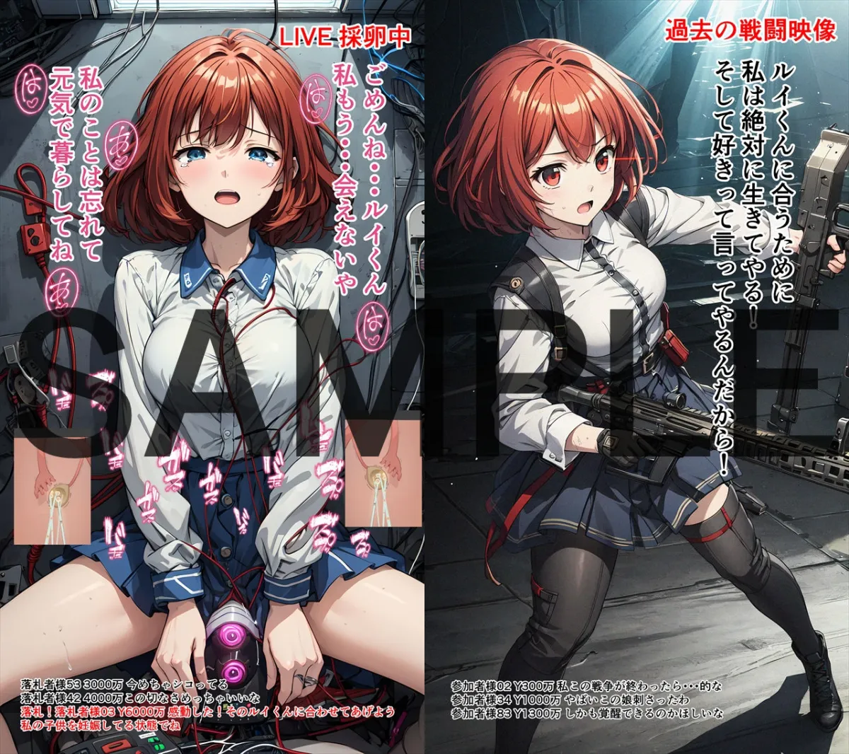 戦う乙女の末路 ‐採卵ライブオークション‐