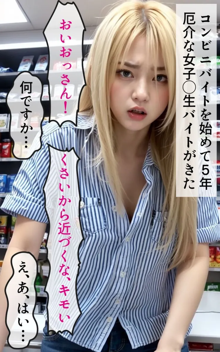 バイトギャルJKを生で分からせる