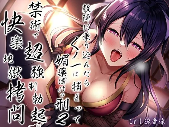 敵陣に乗り込んだらくノ一に捕まって媚薬’漬け’の刑2〜禁術で超強制勃起快楽地獄拷問〜