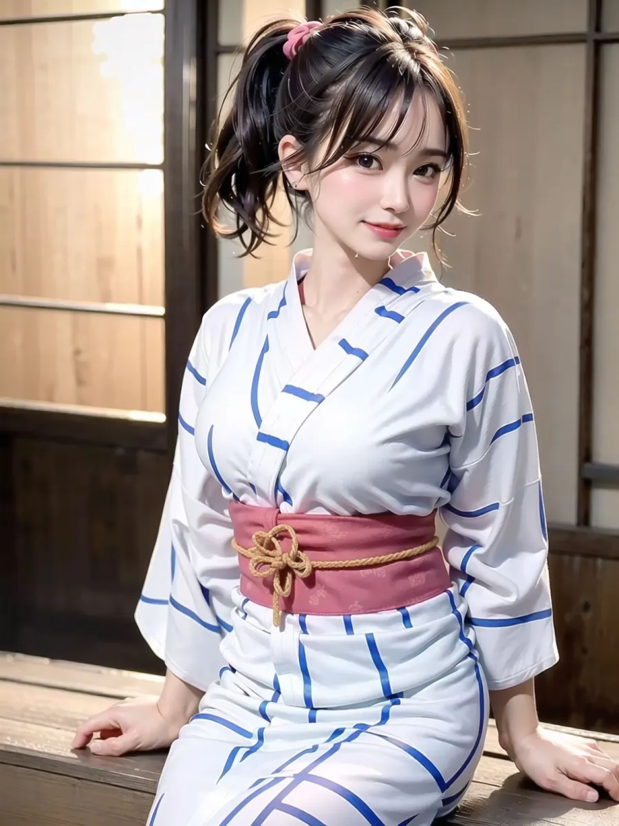 美女と温泉旅行