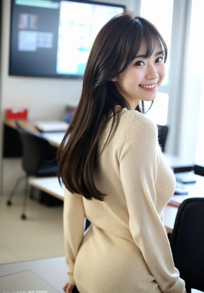 お嬢様大学出身のウブな総務と生ハメSEX