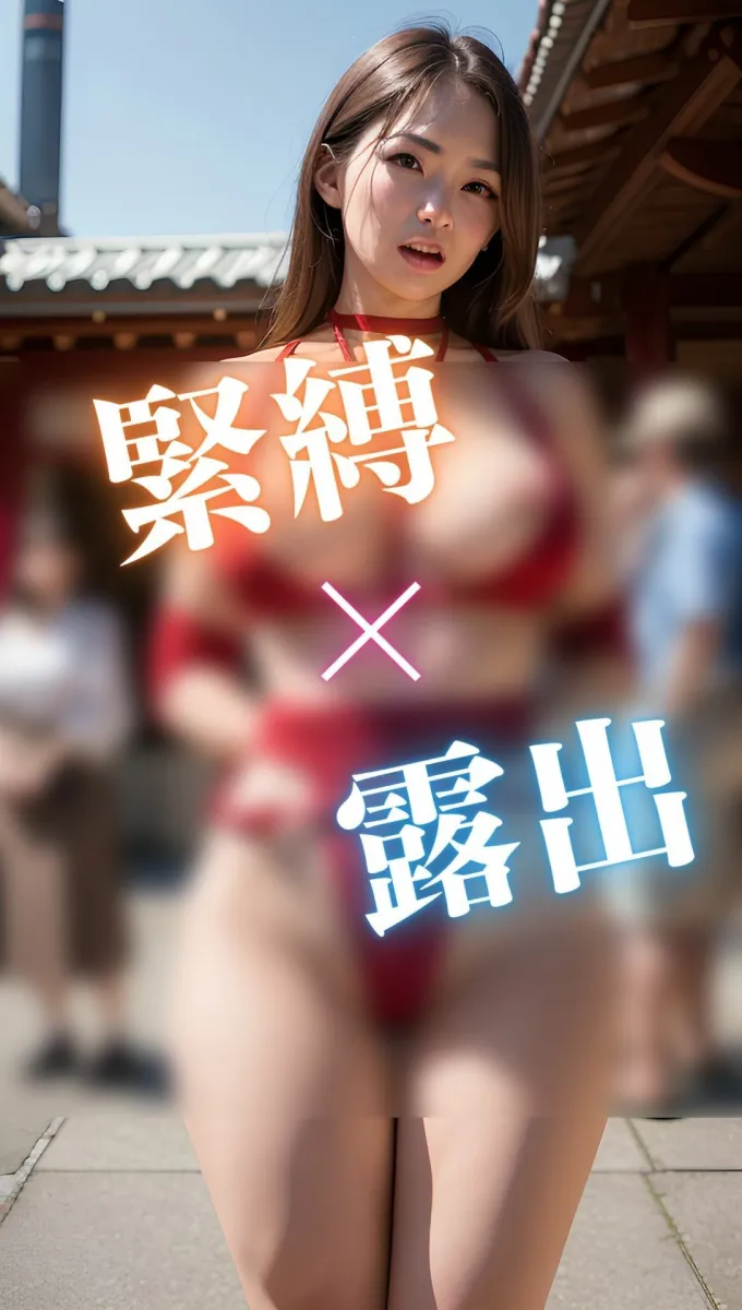 緊縛女子校生×野外露出 縛られた姿を見て欲しくて