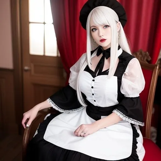 ゴスロリを脱がせた（セリフなし AI画像集）