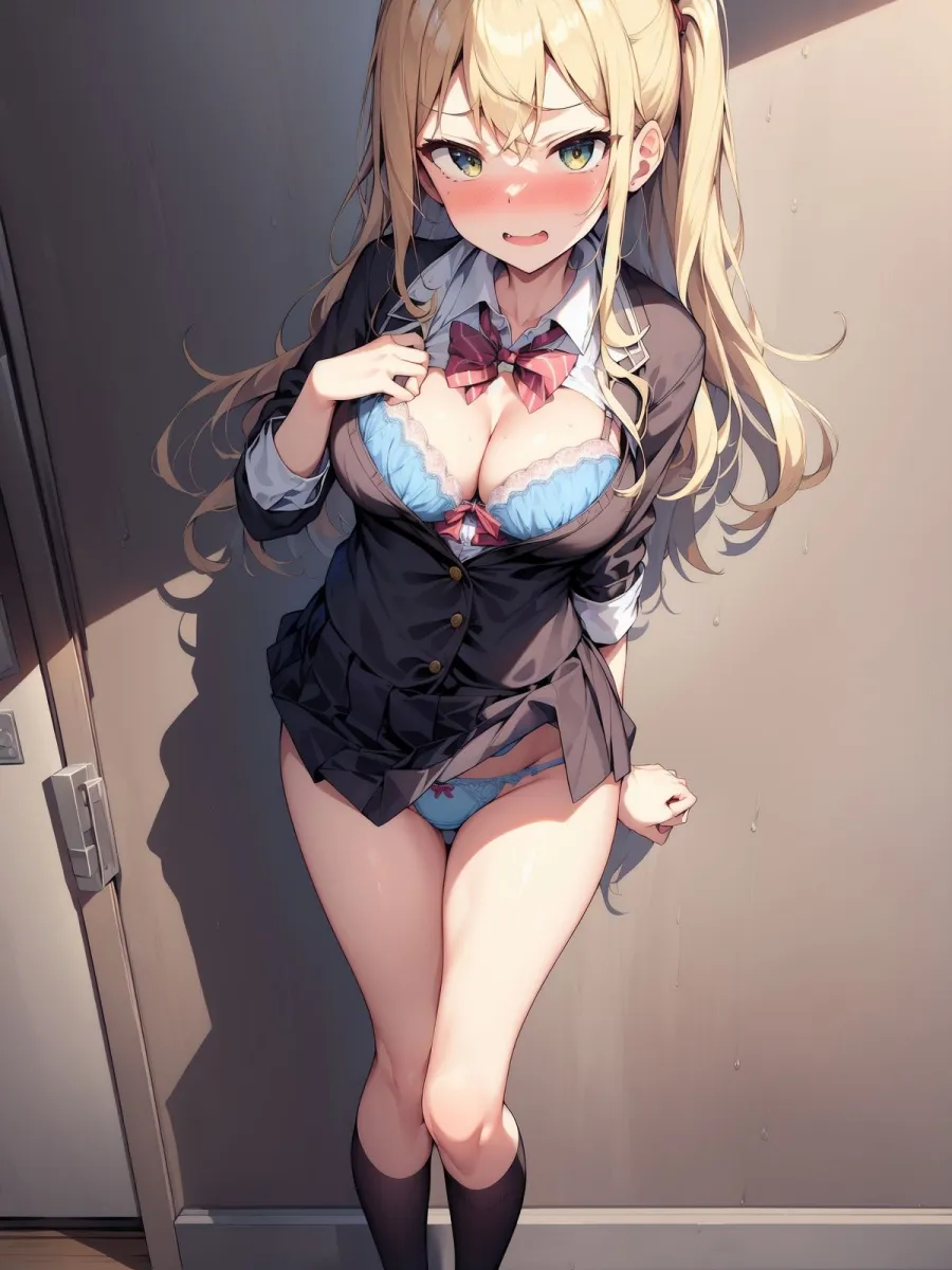 美少女JK開脚 おぱんちゅ丸見え