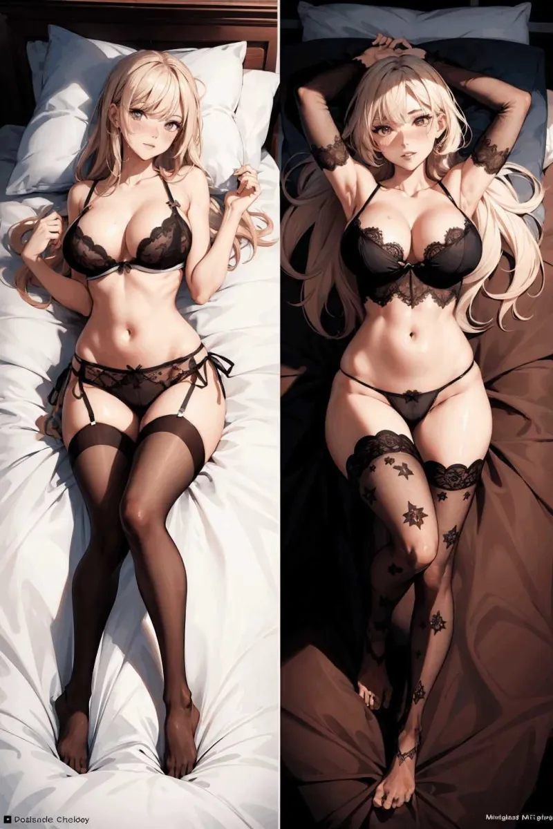 あなたのフェチはどこから？私は脚から。それなら黒のストッキング〜フェチの為のイラスト集〜