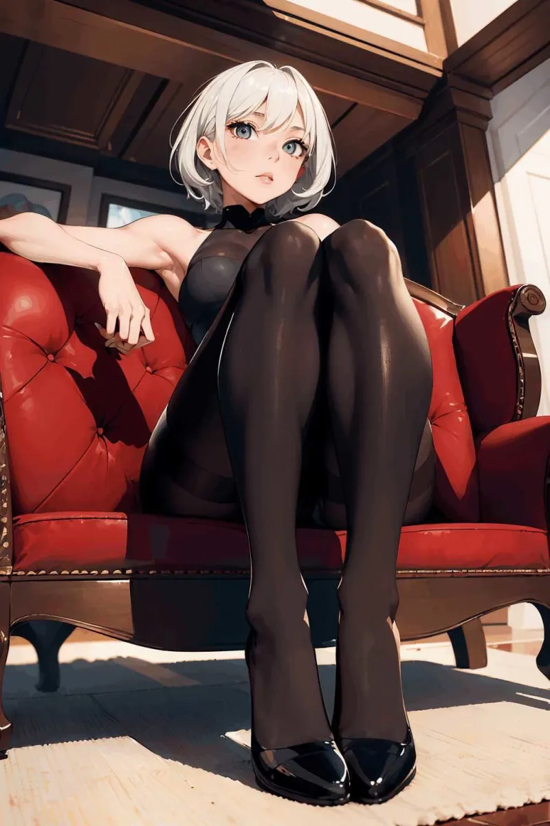 あなたのフェチはどこから？私は脚から。それなら黒のストッキング〜フェチの為のイラスト集〜