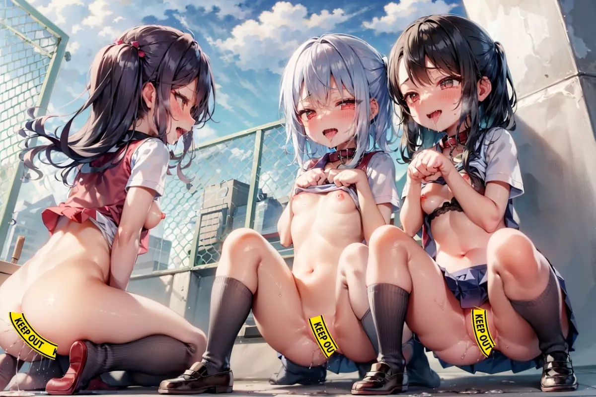 【4K解像度×大ボリューム】教師を舐めたメスガキ共を従順×発情メス犬化したったwww （後編）