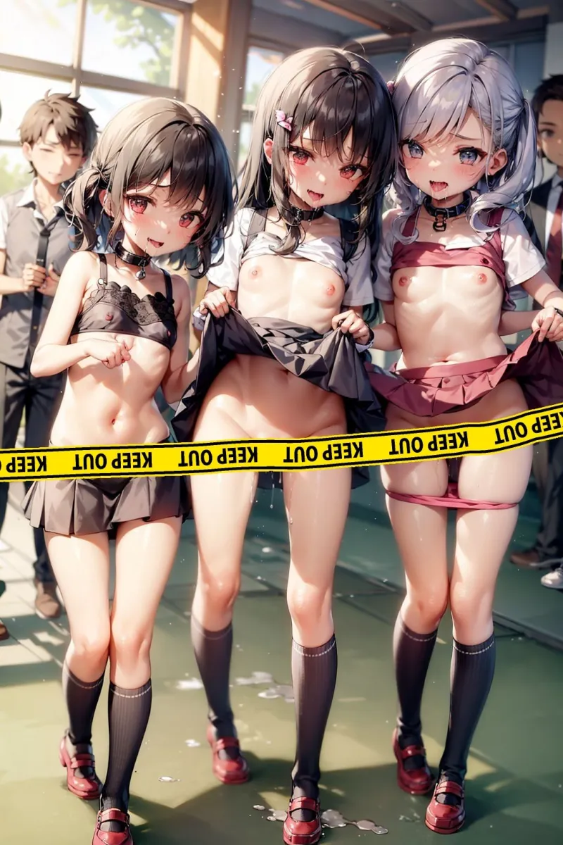 【4K解像度×大ボリューム】教師を舐めたメスガキ共を従順×発情メス犬化したったwww （後編）