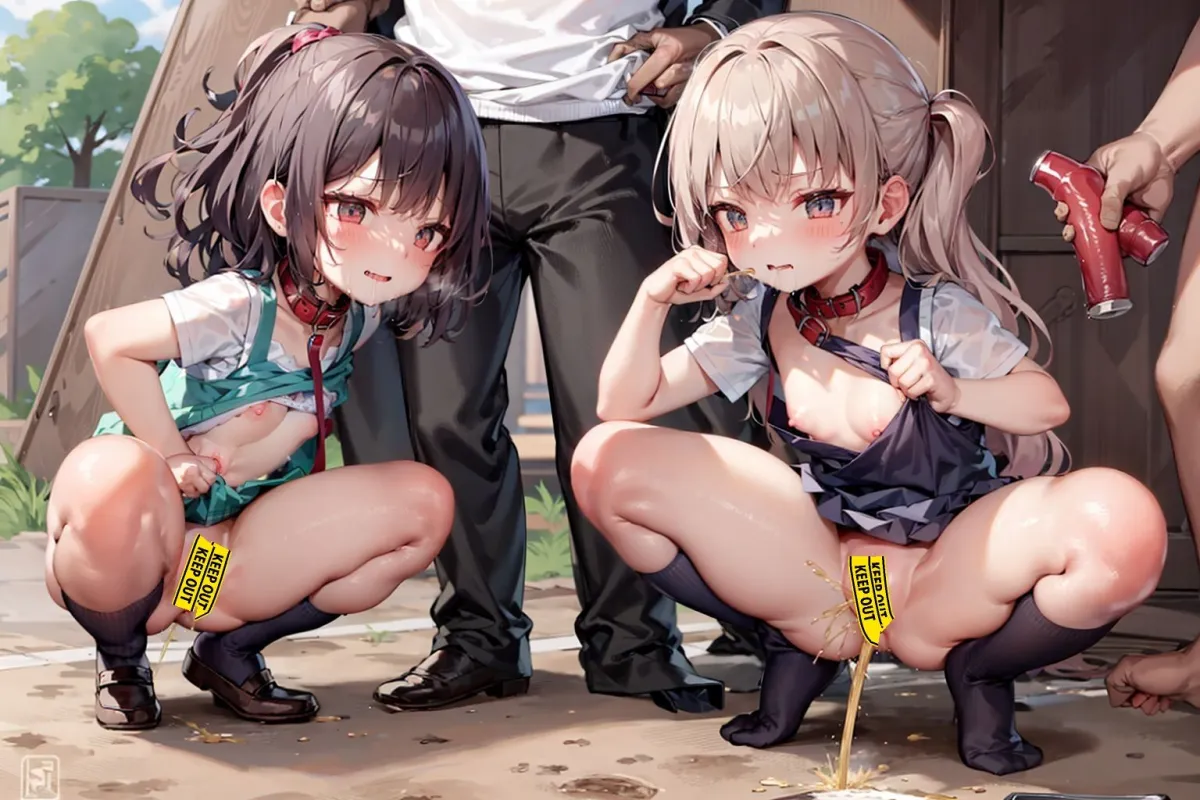 【4K解像度×大ボリューム】教師を舐めたメスガキ共を従順×発情メス犬化したったwww （後編）