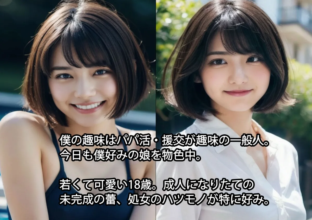 18歳の地下アイドル、初めてのパパ活・援交 〜僕の、遅すぎた青春 そして成人同士の純愛〜