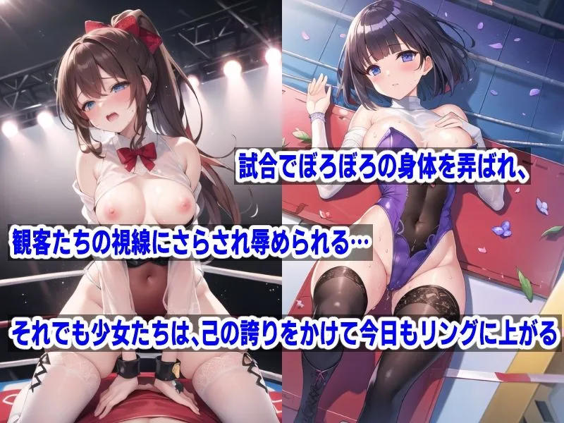 AIアイドル美少女プロレスラーCG集 Vol.11 水着剥ぎデスマッチ特集［2/2］