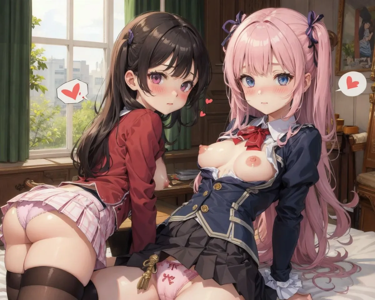 優しい挑発M字開脚 Vol.2 制服おぱんつ編 後編 （380枚）