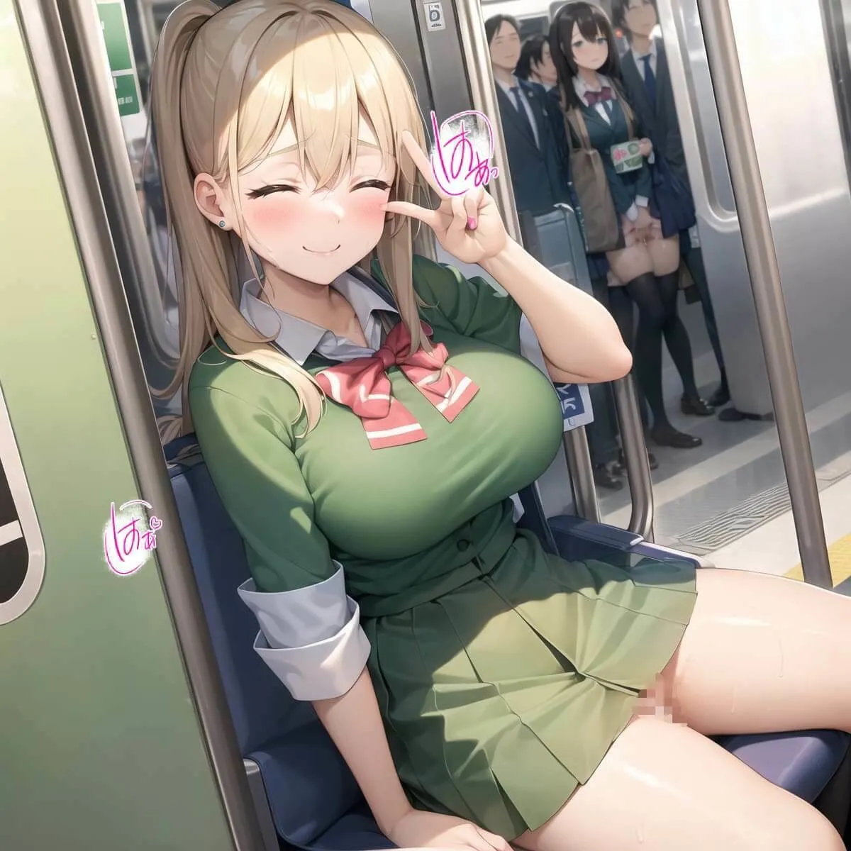 ノーパン痴漢公認電車4〜朝から元気になれる通勤電車〜【美麗大ボリューム480枚収録！！】