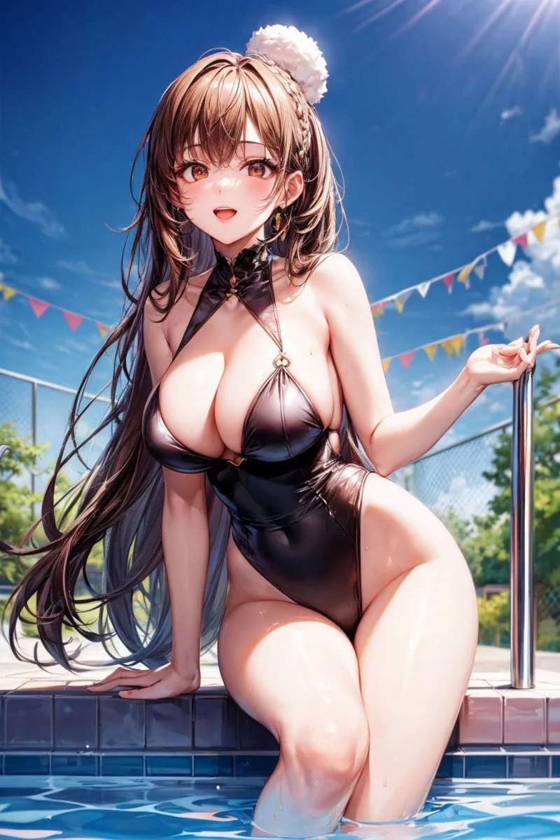 巨乳ホテルメイドのエッチな日常