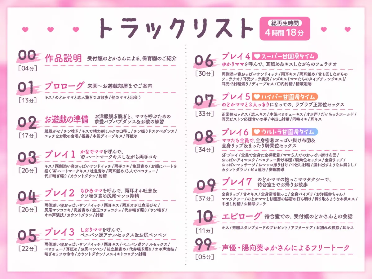 大人赤ちゃんのためのエッチな保育園 甘園房 のどかママ 〜ドスケベママ先生たちのラブあまハーレムお遊戯タイム〜