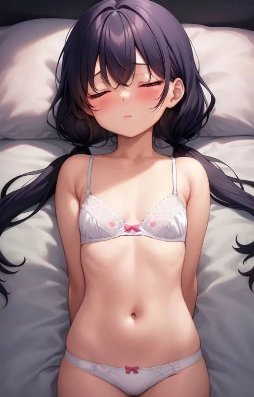 寝ている女の子にバレないように悪戯する本