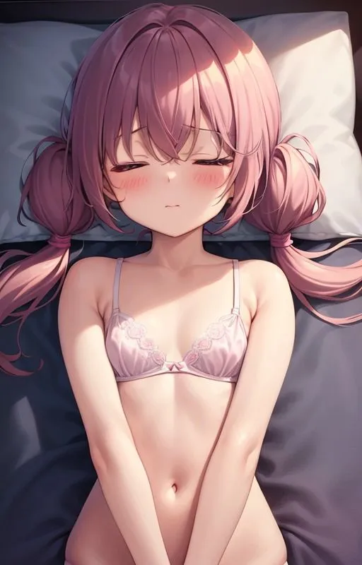 寝ている女の子にバレないように悪戯する本