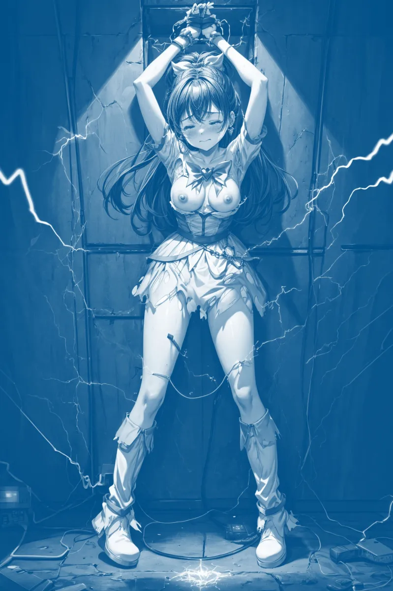 怪人痴漢車両 -1両目- 穢された純白の正義の衣