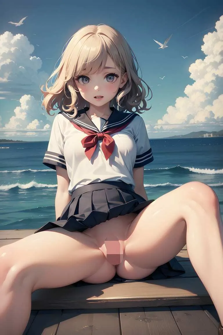 ［高画質］ 美少女学生の開脚シーン集めました。