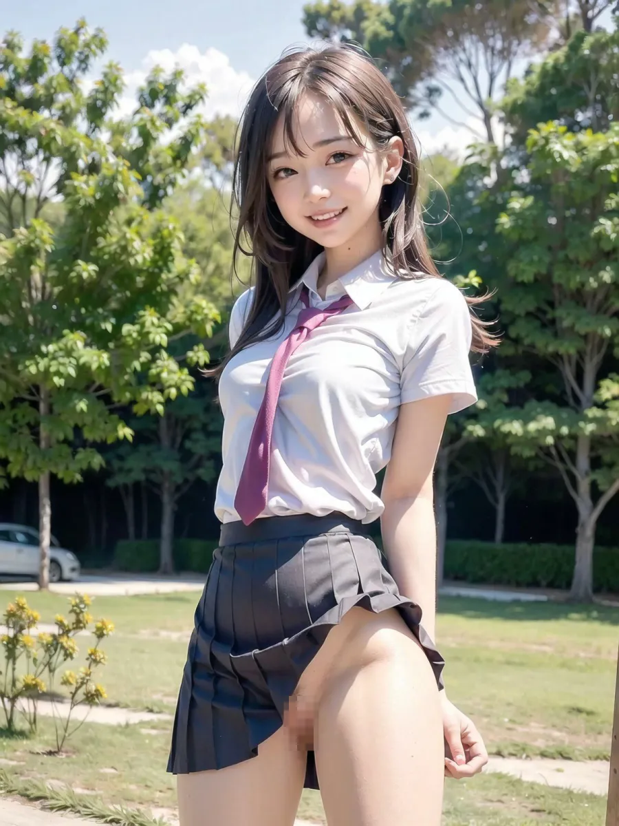 スレンダー×制服少女2！えっちな通学路〜えちえち学園〜