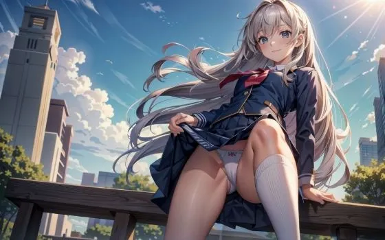 JKにお願いしてパンツを見せてもらった 〜笑顔編〜 Part1