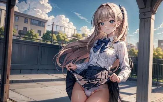 JKにお願いしてパンツを見せてもらった 〜笑顔編〜 Part1