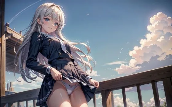 JKにお願いしてパンツを見せてもらった 〜笑顔編〜 Part1