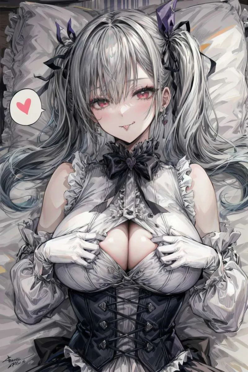 巨乳ゴシックな彼女とイチャラブセックス