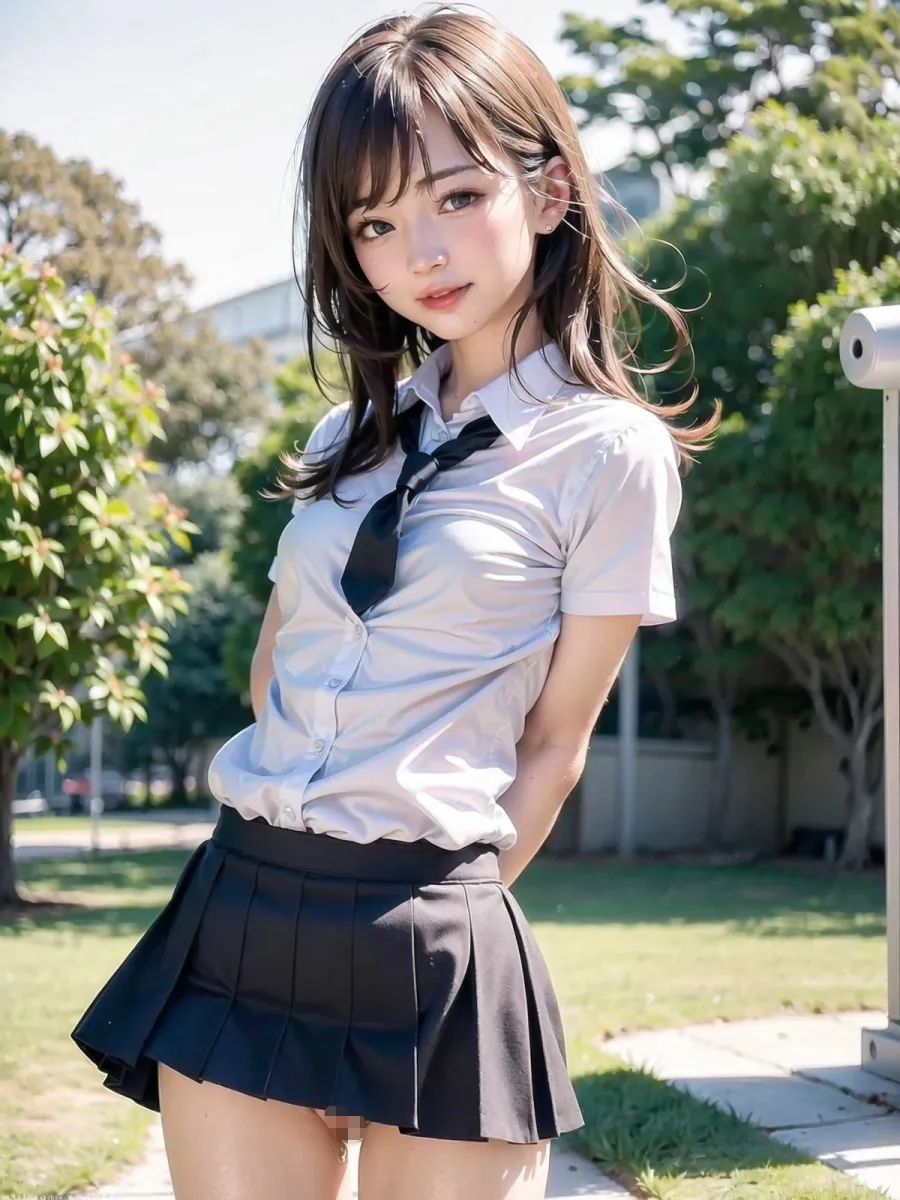 スレンダー×制服少女3！えっちな通学路〜えちえち学園〜