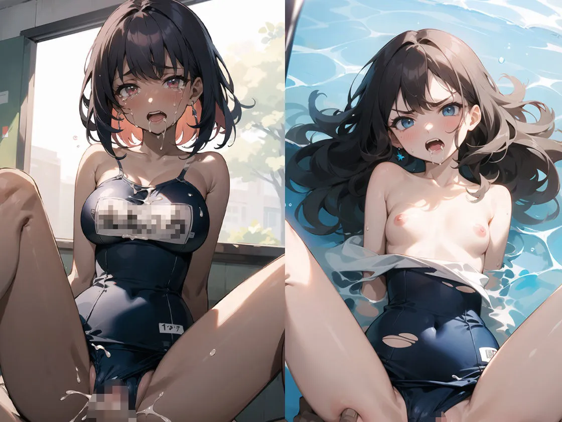 スク水美少女徹底陵辱の記録