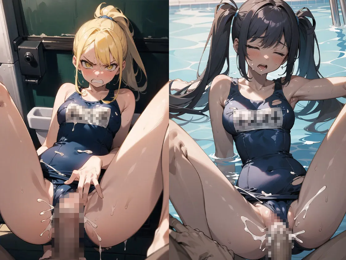 スク水美少女徹底陵辱の記録