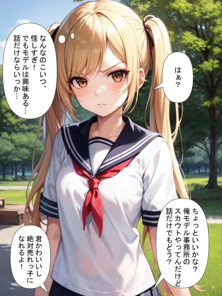 誘拐され犯された少女