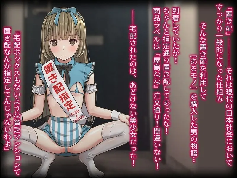 【期間限定特別割引】置き配少女！〜流されやすい毒舌【貧困女子】に思うがまま欲望を吐き出せ！〜