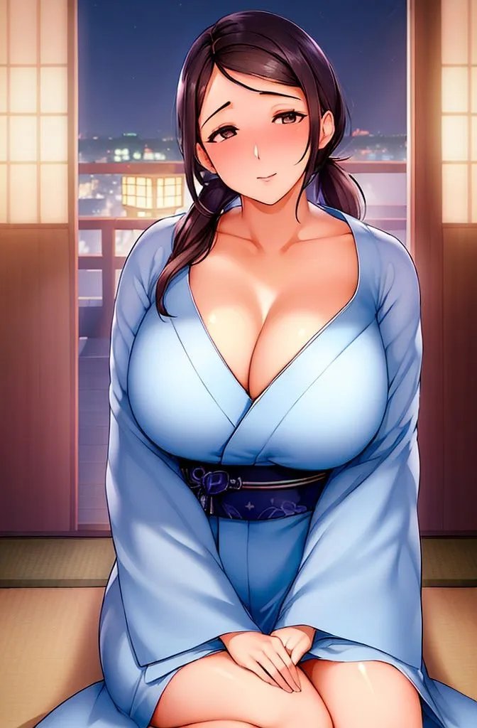 着物美女【妄想イラスト美女図鑑vol.25】