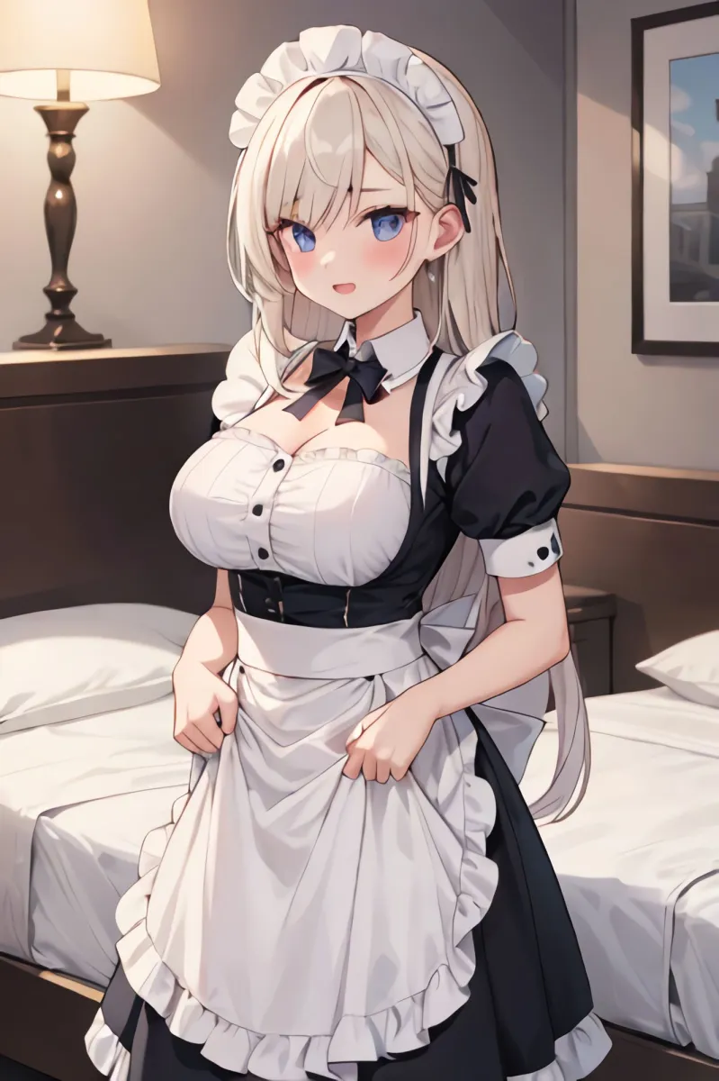 メイドさん、中出しご奉仕