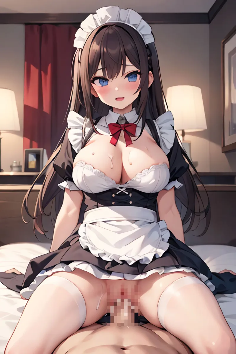 メイドさん、中出しご奉仕