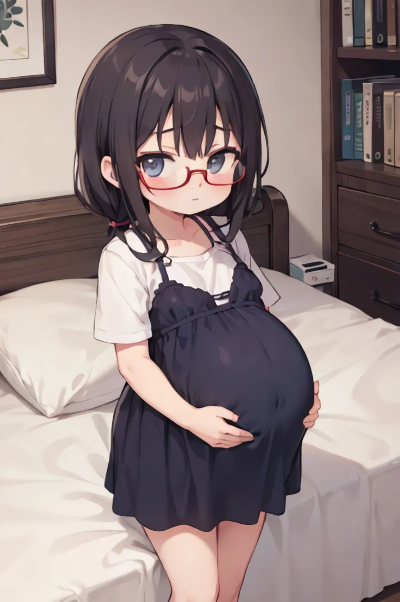 ボテ腹つるぺたメガネっ娘たち〜妊娠してるから中出ししてもいいよね〜