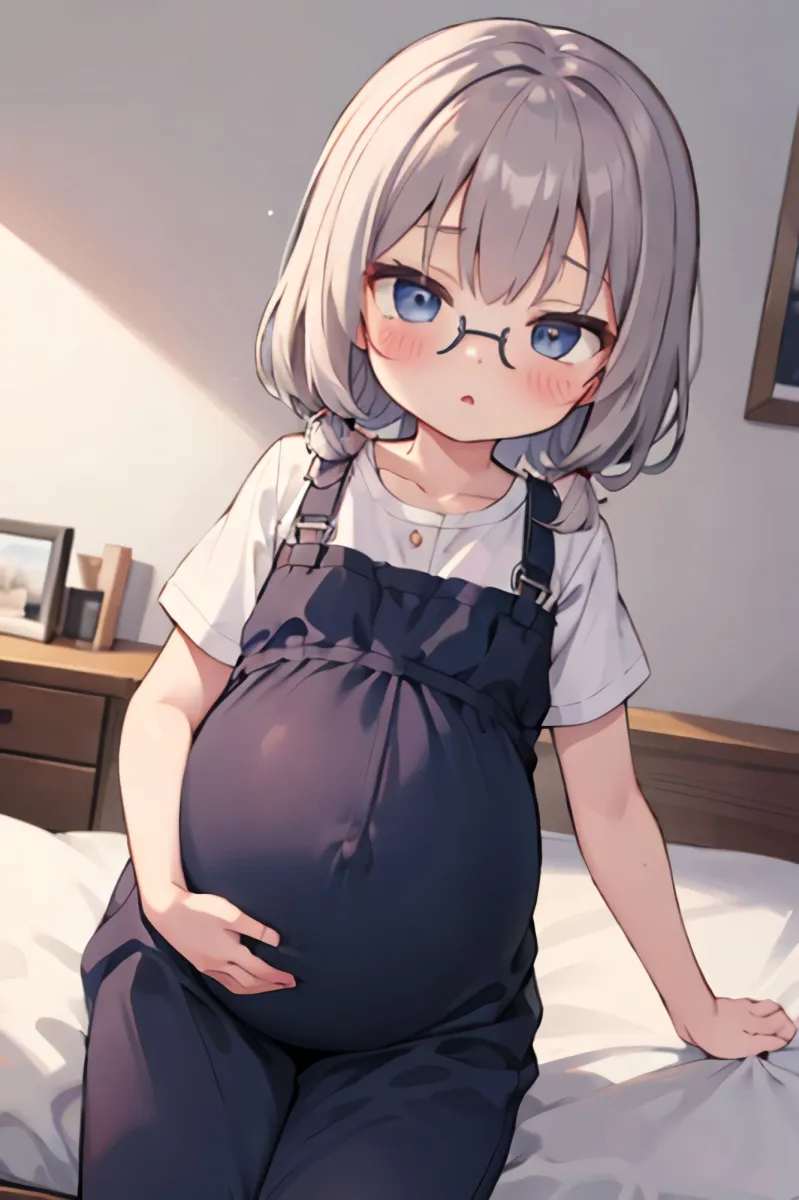 ボテ腹つるぺたメガネっ娘たち〜妊娠してるから中出ししてもいいよね〜