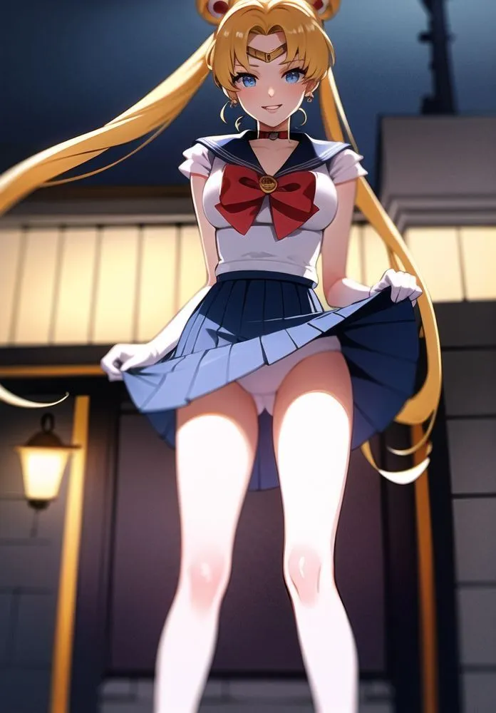 マンコを晒すセーラー戦士